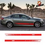 Car Auto Side Car Sticker Vinyl Car Styling Side Stripes Skirt Sticker Decals Wraps Body Stickers For Chevrolet SS
